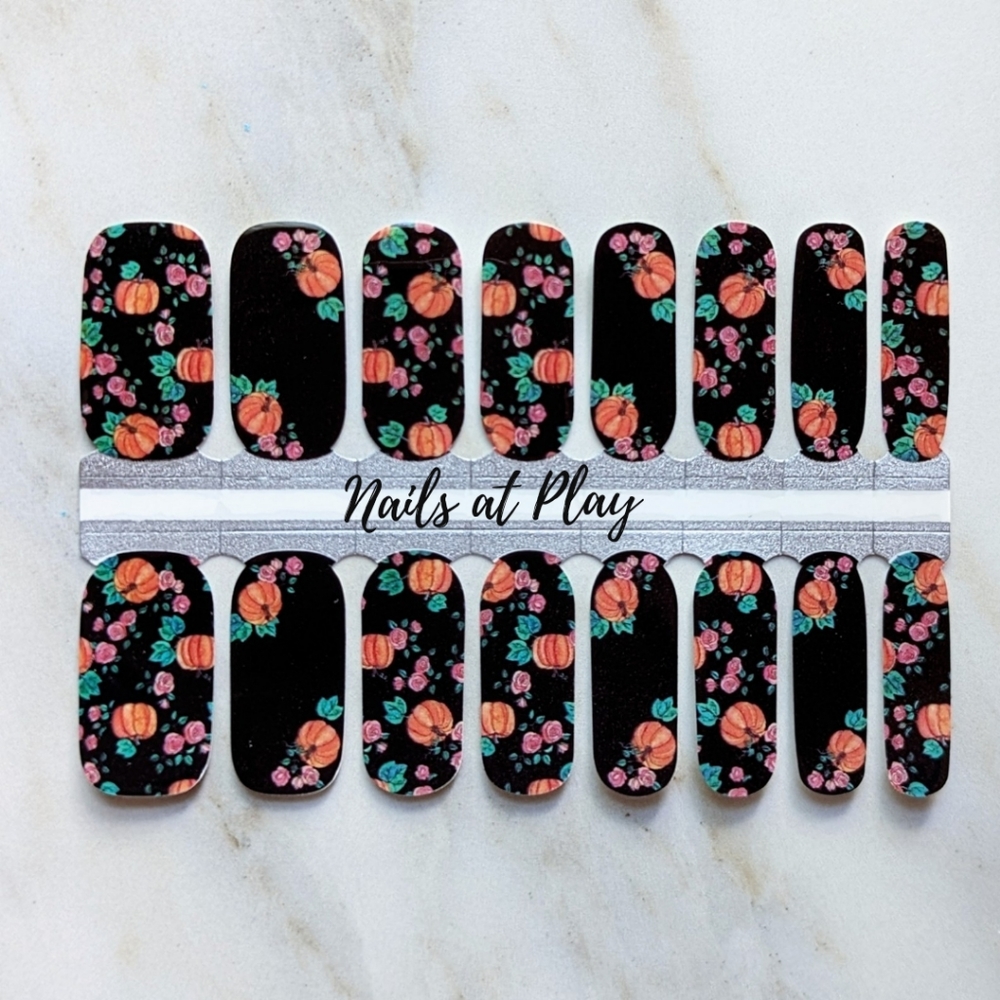 5 for $15 Nail Wraps- Pumpkins N Rose's